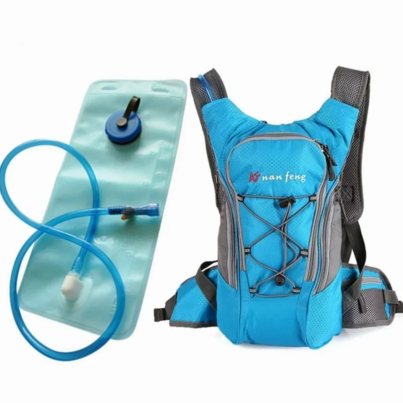 blue and water bag Открытый спортивный гидратационный рюкзак 5л с 2л PEVA Сумка для воды Велоспорт Туризм Кемпинг бег спортивная сумка рюкзак - Цвет: blue and water bag