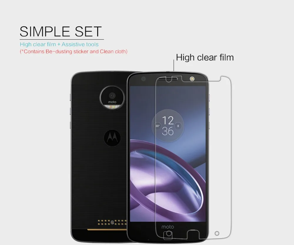 2 шт./лот Защита экрана для Motorola MOTO Z оригинальная матовая или суперпрозрачная