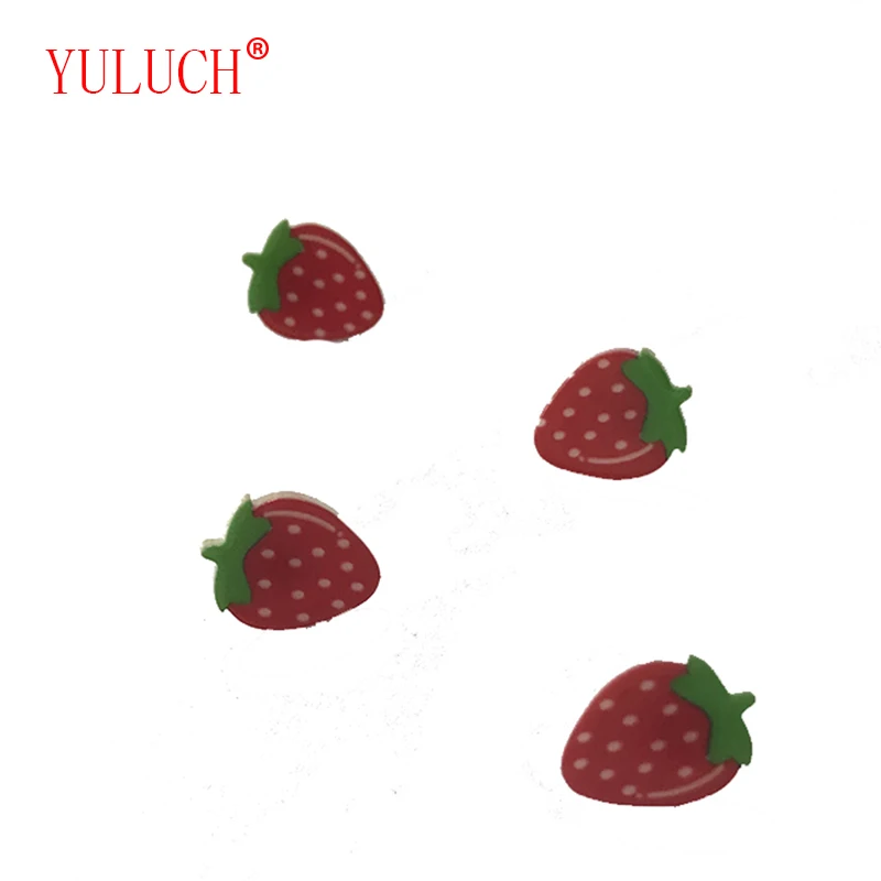Женские серьги-гвоздики с фруктами и клубничкой YULUCH популярное Ювелирное