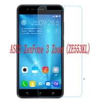2pcs smartphone tempered glass 9h explosion proof protective film screen protector mobile phone for asus zenfone 3 zoom ze553kl