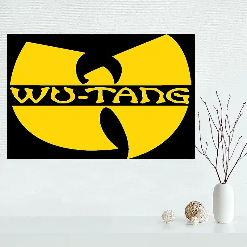 Новое поступление Wu Tang Clan плакат холст ткань тканевый 27x40cm Главная Docor