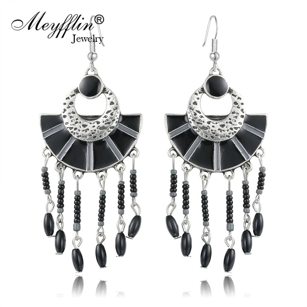 Meyfflin винтажные Женские Висячие серьги Букле д 'Орель 2019 Boho ювелирное изделие