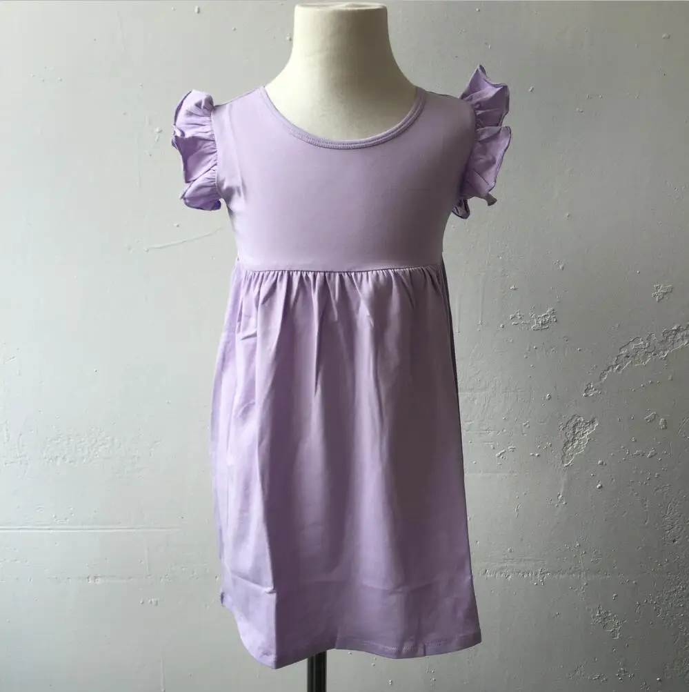 newest children frocks designs girls beautiful princess dress baby kids with flutter sleeveless | Детская одежда и обувь