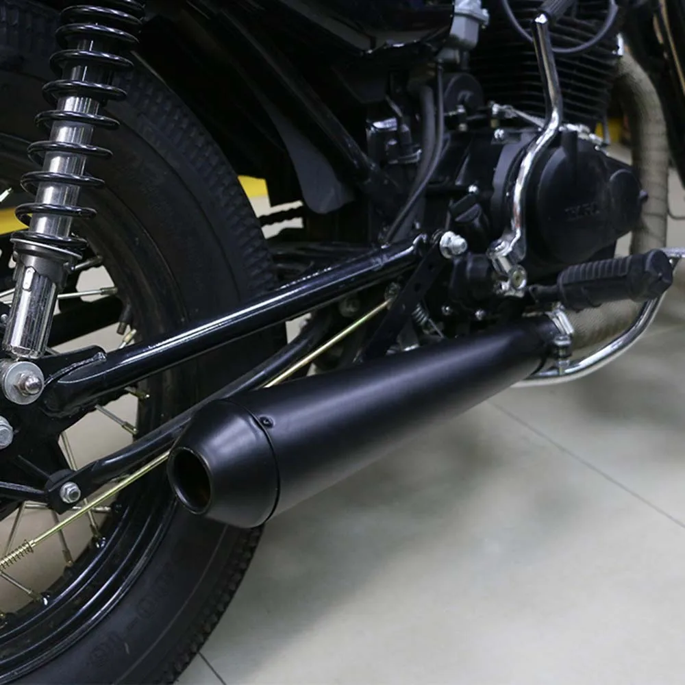 Универсальный глушитель выхлопной трубы мотоцикла для Suzuki Savage 650cc TU250X Honda CM185 1978