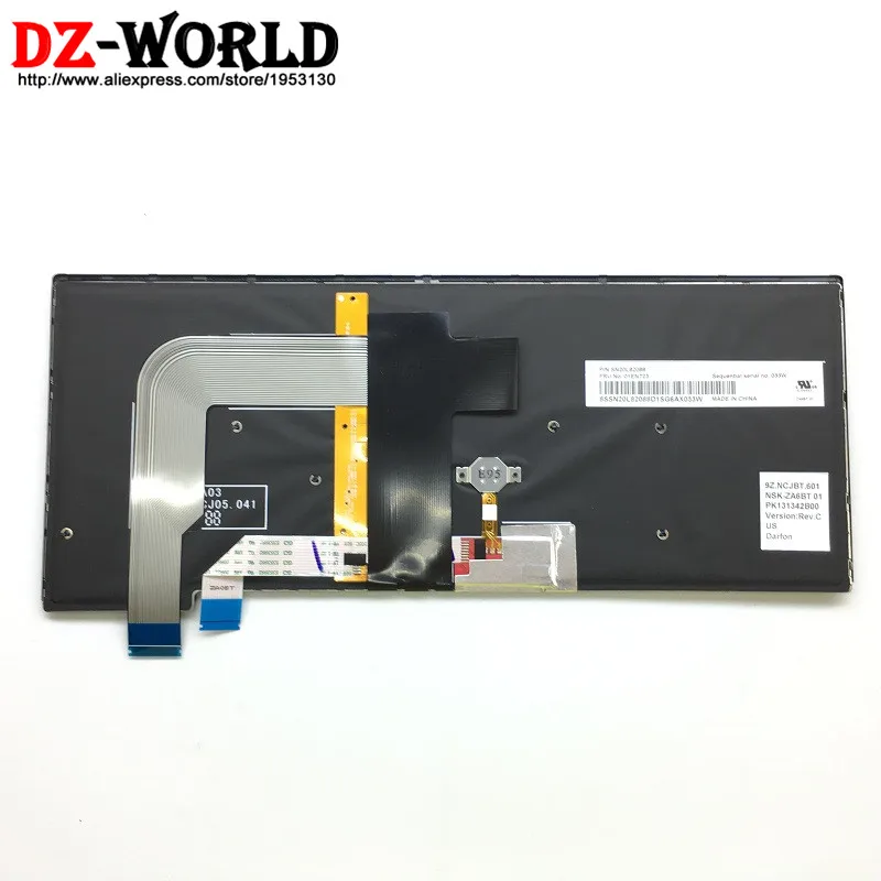Американский английский клавиатура с подсветкой для lenovo Thinkpad T470S 13 Gen 2 подсветка Teclado 01EN723 01EN682 SN20L82088