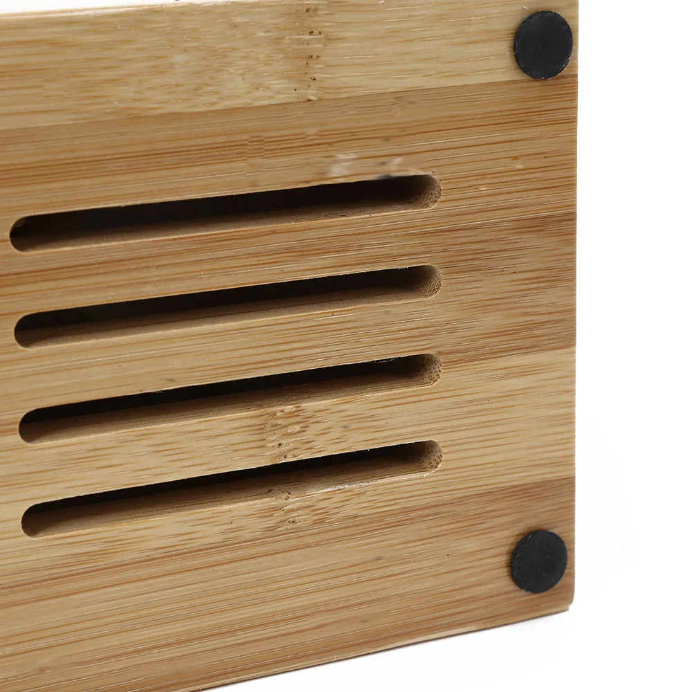 Новое поступление Многофункциональный бамбуковый держатель для инструментов