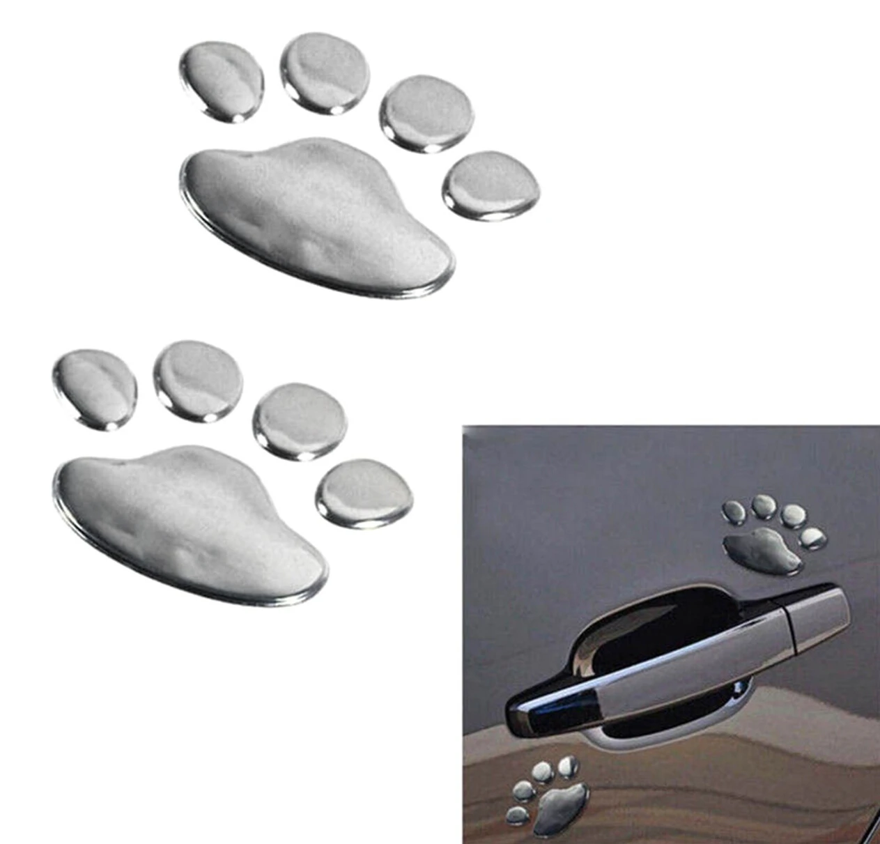 Лапа животных собака кошка Медведь ножная наклейка для honda insight nissan juke citroen berlingo