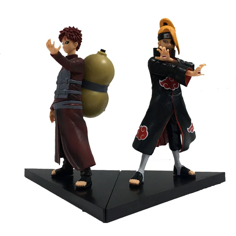 Аниме Наруто повязка на голову Sabaku no Gaara VS Deidara 2 шт./компл. 17 см Мультфильм фигурки