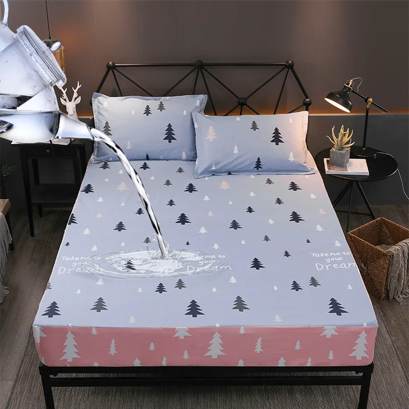 100% хлопок Modren постельное белье с цветочным принтом простыня для матраса просто