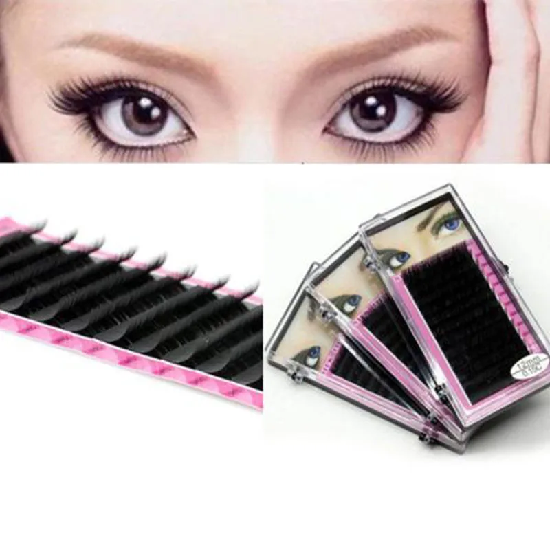 

Designed Durable 8/10/12mm Makeup Curl Eye Lash Individual Women False Eyelashes