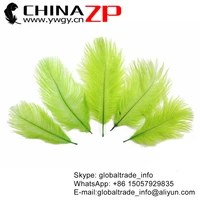 leading supplier chinazp factory 20 25cm8 10inch 200pcslot dyed lime green ostrich feather plumes for diy accessories