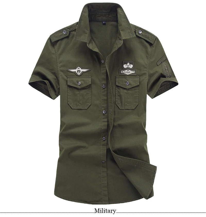 XIYOUNIAO размера плюс M~ 5XL 6XL Новая мужская летняя хлопковая рубашка поло с коротким рукавом армейская ВВС one Мужская дышащая рубашка camisa masculina