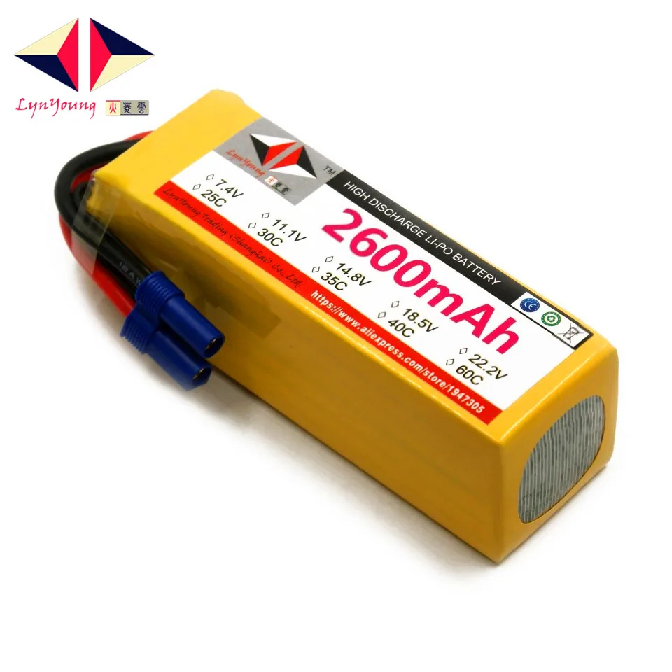 Аккумулятор HX Lipo 6S 22 2 в 2600 мАч 25C 30C 35C 40C 60C для радиоуправляемого дрона