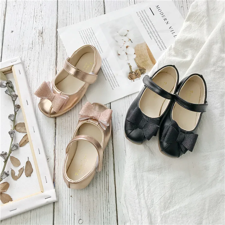 cute baby Girl Leather Shoes New Summer autumn Children Soft sole Fashion Single Shoes Little toddler Girl Princess Shoes