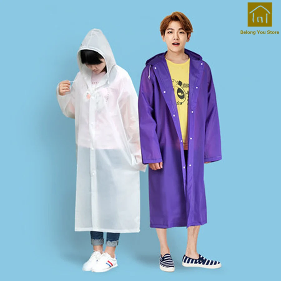 Outdoor Hiking Light Rain Poncho Polyester Travel Safe Cover Raincoat Vandre Waterproof Raincoats Gear LKR070 | Дом и сад