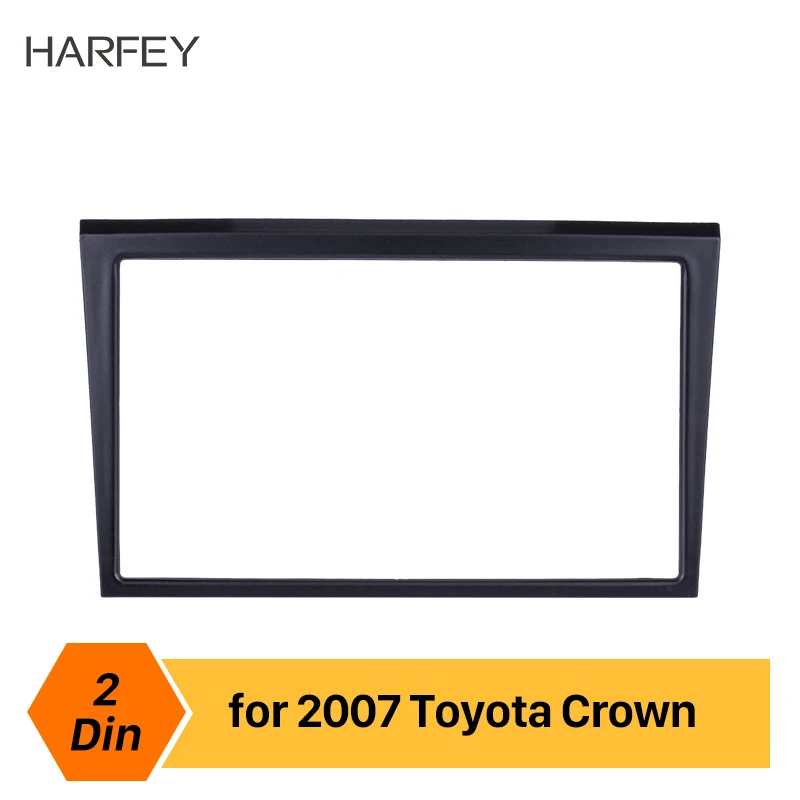 Harfey двойной Din автомобильный Радио фасции рамка для 2007 Toyota Crown 173*98 мм установка
