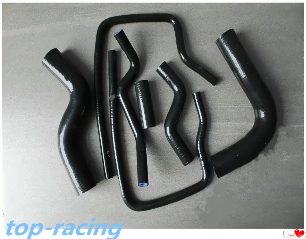 Синий или черный усиленный силиконовый шланг радиатора для subaru impreza wrx / sti gc8 gf8 EJ20