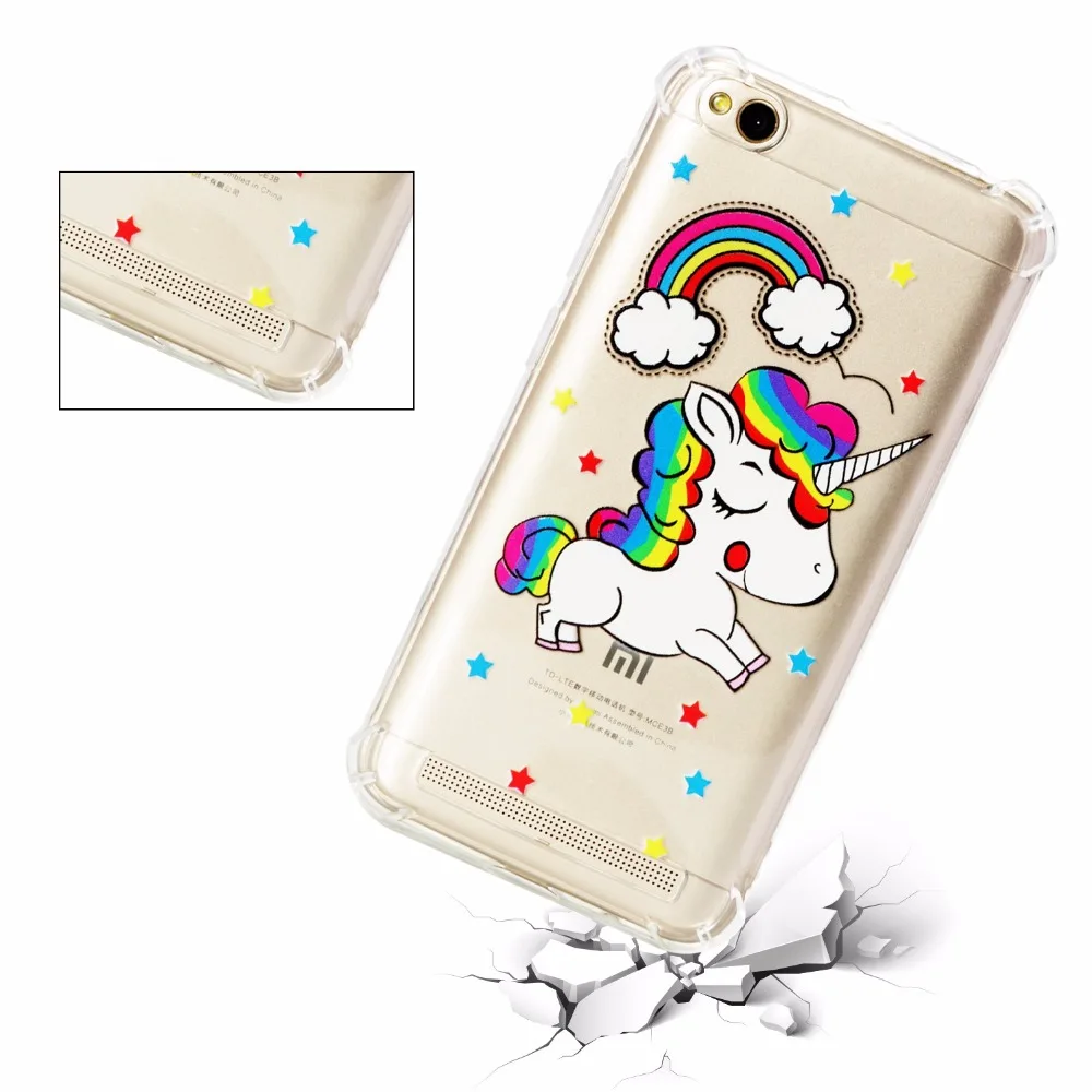 Милый мультфильм 3D чехол для телефона XiaoMi RedMi 5A 4A 4X анти-капля редми Fundas heavy Duty