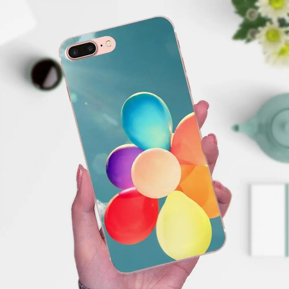 Красочные воздушные шары Fire Balloon для Huawei P7 Honor 4C 5A 5C 5X 6 6C 6A 6X 7 7X 8 9 V8 V10 Y3II Y5II Y6II G8 Play
