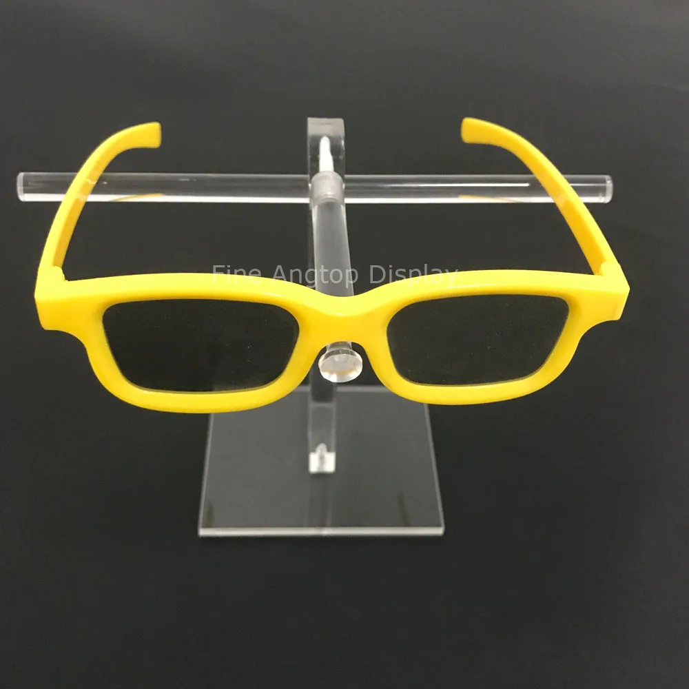 

Single Tier Clear Acrylic Sunglasses Eyeglasses Display Stand Holder Fixture