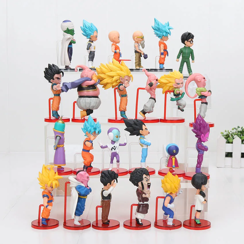 6 шт./компл. аниме Dragon ball Z Сон Гоку, Веджета, пикколо, игрушечные фигурки из ИГРЫ Dragon ball DBZ(“пикколо Гохан Супер saiyan zenoh ПВХ фигурка игрушки для детей, подарок
