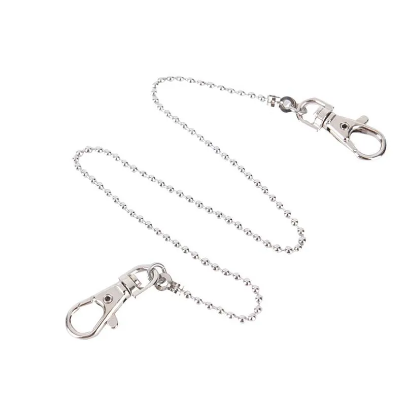 

1PCS 47CM/ 18.5" Punk Men Wallet Belt Chain For Jeans Pants Fashion Jewelry For Men Women Ball Metal Trousers Chain