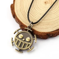 hsic one piece necklace surgeons trafalgar law necklace friendship rope chain mens fashion accessory for anime fans 11567