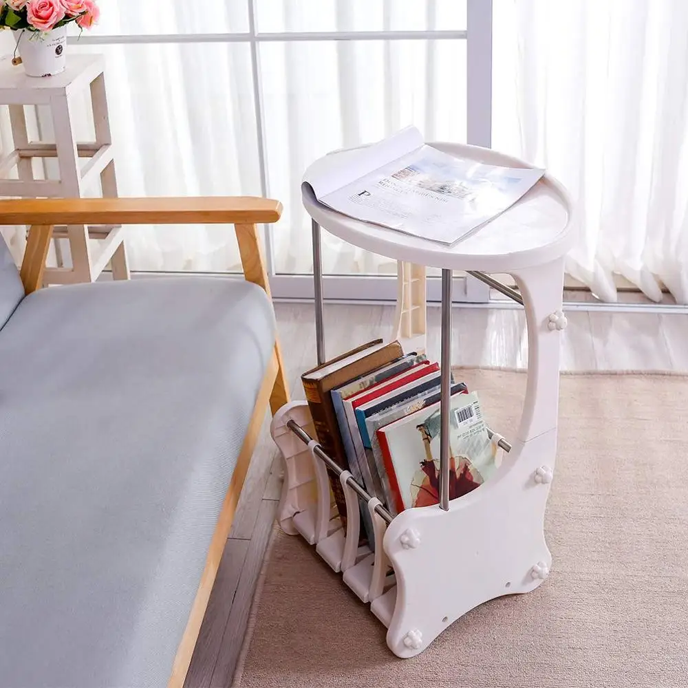 

Nightstand table modern bedside cabinet storage cabinet Hollow Out Design Ivory White small table dormitory bedroom DQ1810-1