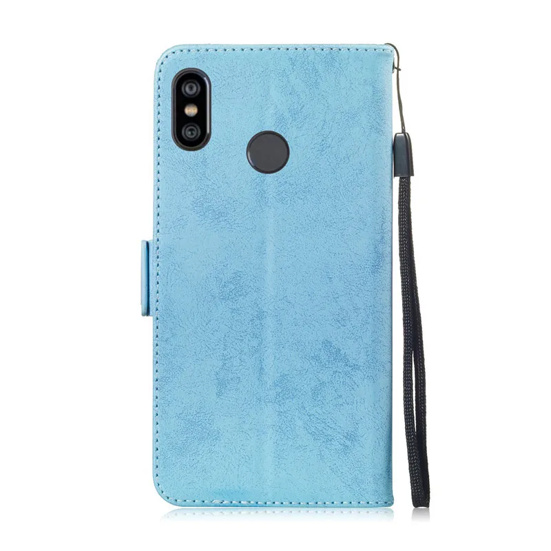 Чехол-книжка из искусственной кожи с бумажником для Xiaomi Pocophone F1 Mi A2 Lite Redmi 5 Plus S2 6A
