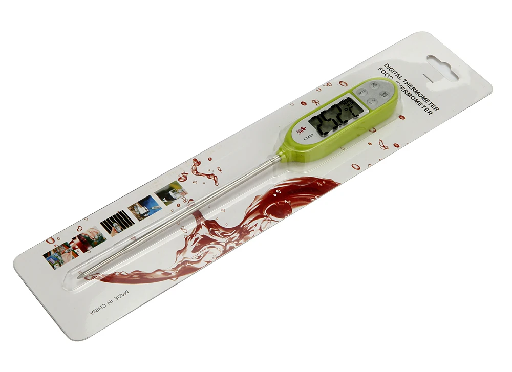 Портативный цифровой пищевой термометр KT400 кухонный градусник для мяса молока