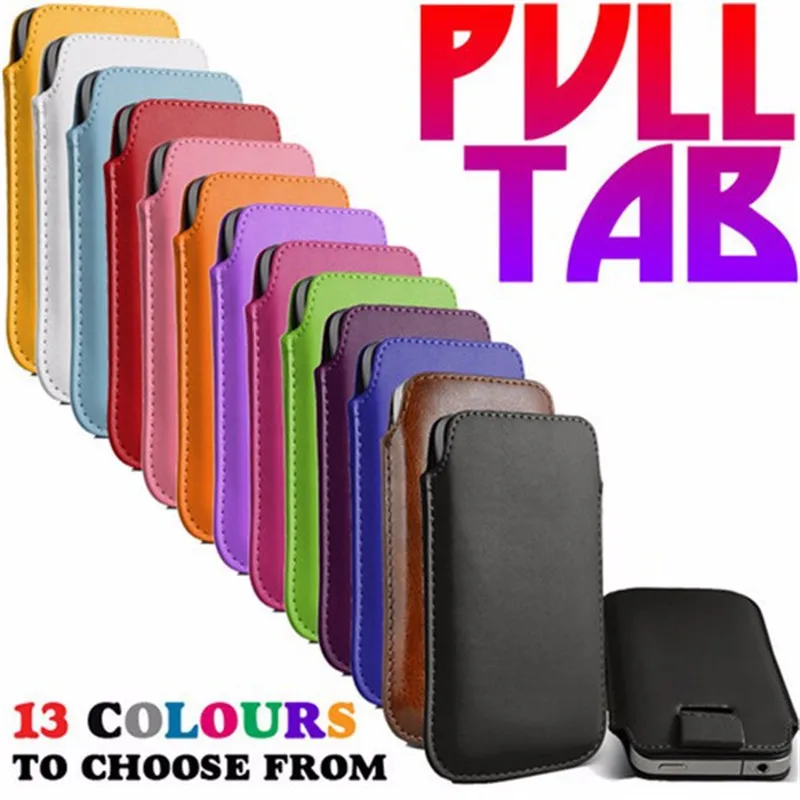 4 5 &quotPull Tab кожаный универсальный чехол для телефона Jiayu G2F Blackview BREEZE V2 ZOPO ZP330 UMI X1S