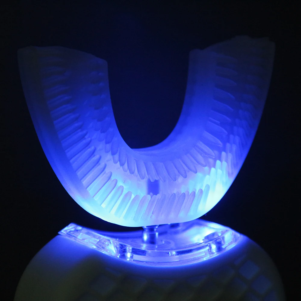 360 Degrees Intelligent Automatic Sonic Electric Toothbrush U Type Tooth Brush Tooth Teeth Whitening USB Charging Dental Scaler