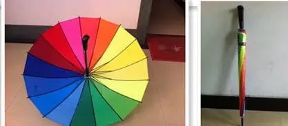 Радужный зонт для гольфа и рыбалки зонтик унисекс свадебной вечеринки сувениры