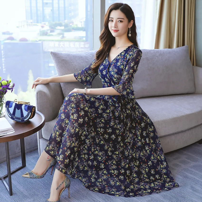 2018 элегантный Для женщин миди Сарафаны цвет Желтый Вечерние Макси платье пляж