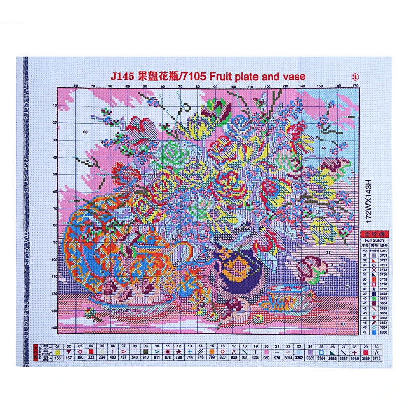 Набор для вышивки фруктами ВАЗ фруктов и цветов|counted cross stitch kits|cross kitscounted |