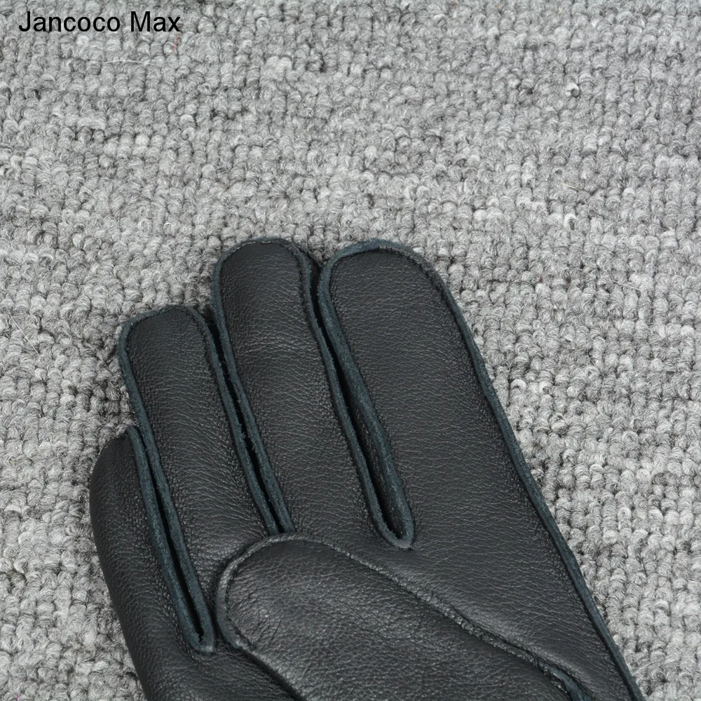 Jancoco Max модные перчатки из натуральной оленьей кожи, осенне-зимние уличные варежки, высокое качество, перчатки для вождения S7201