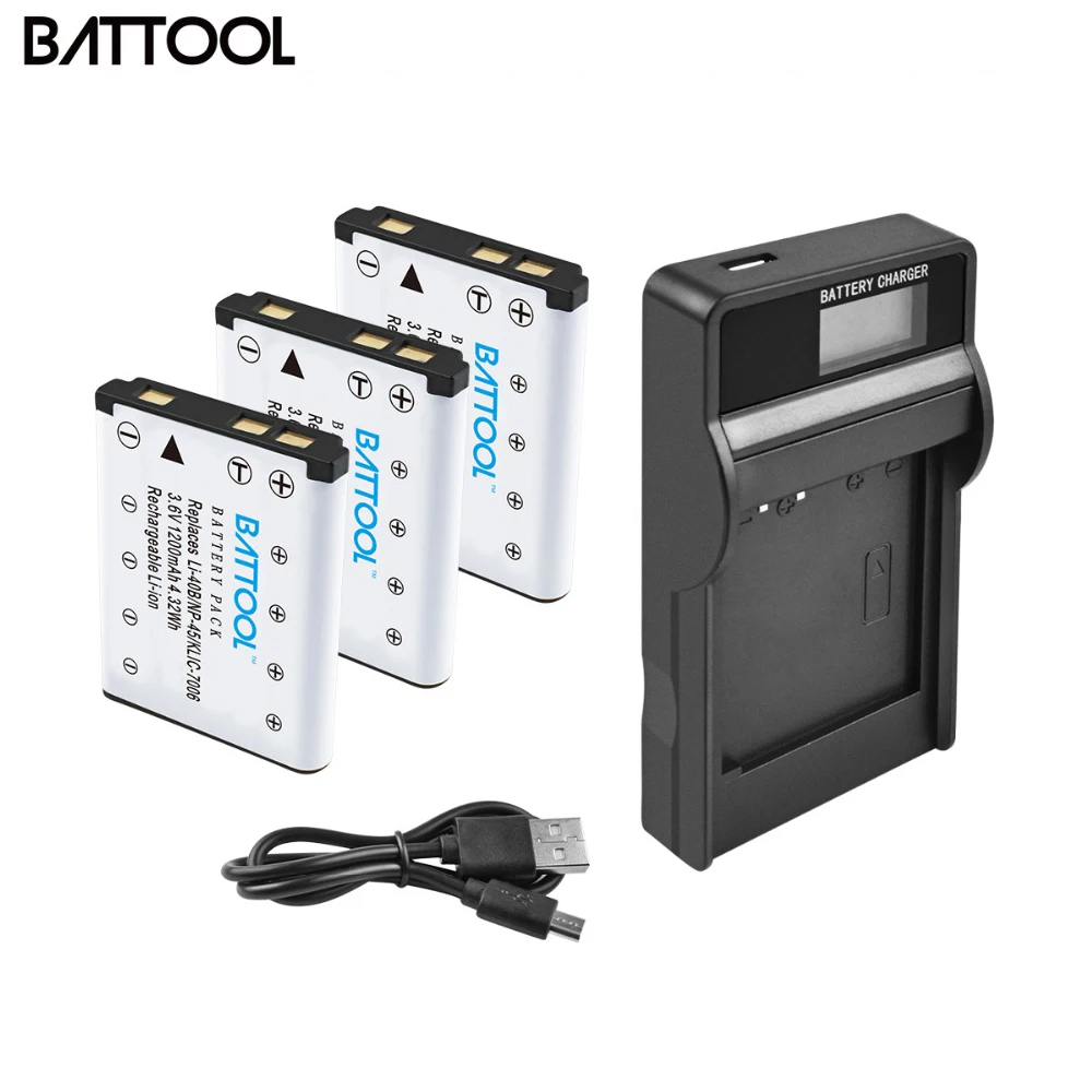 3X Battery Charger Battool NP-45,NP-45A NP-45S NP45,NP45A LI40B Battery+LCD Charger for Fujifilm FinePix Z30,Z10fd,Z250fd,Z110,Z700EXR,J10 L10 - Цвет: 3X Battery Charger