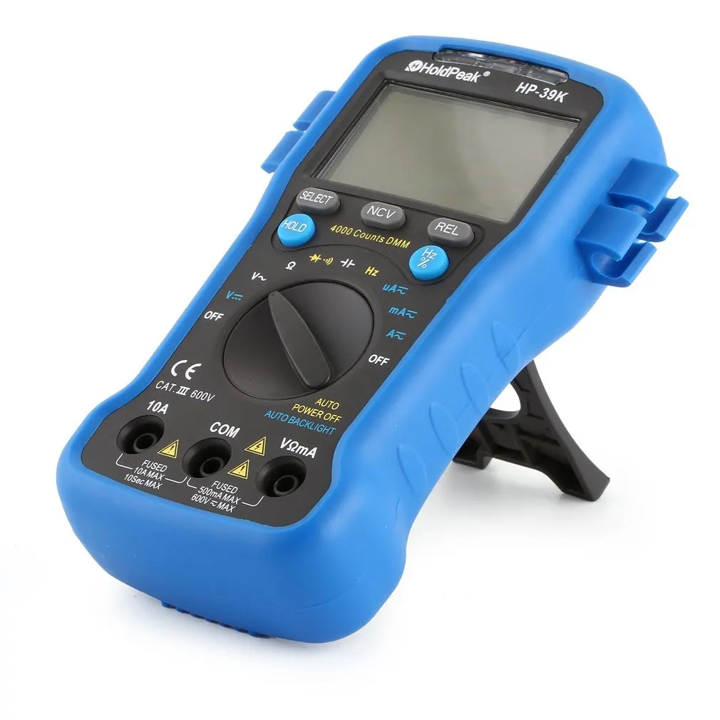 HoldPeak HP 39K Цифровой мультиметр Авто Диапазон Avometer универсальный счетчик 4000 Digs