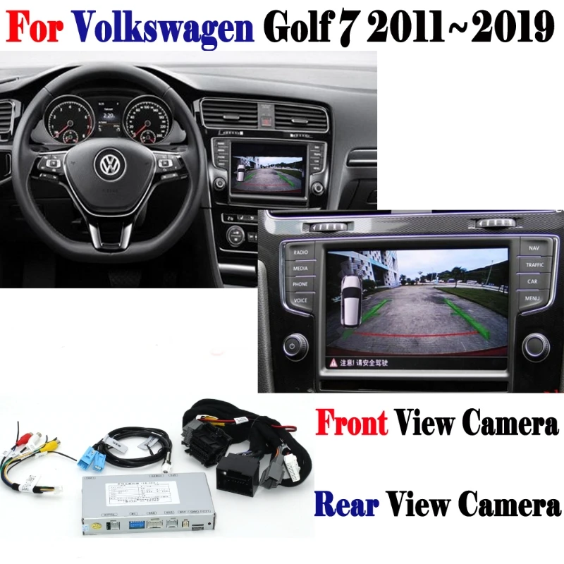 Камера заднего вида для Volkswagen Golf 7 2011~ адаптер подключения экран дисплей парковки Задняя камера MMI декодер