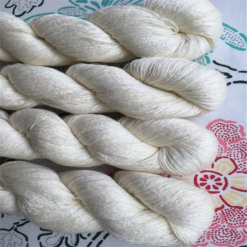 4 шт. натуральная белая пряжа из шерсти мериноса 400 г/лот|nylon yarn|hand knitting yarnknitting yarn |