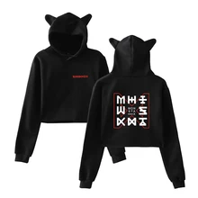 2018 Monster X кошачьи уши Кепки пикантные Толстовки Дамы Для женщин