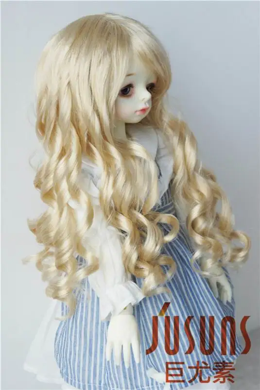 JD224 9-10 дюймов Blyth кукла парики 23-25 см кукольный парик BJD парик леди Sauvage длинные волнистые кукольные волосы