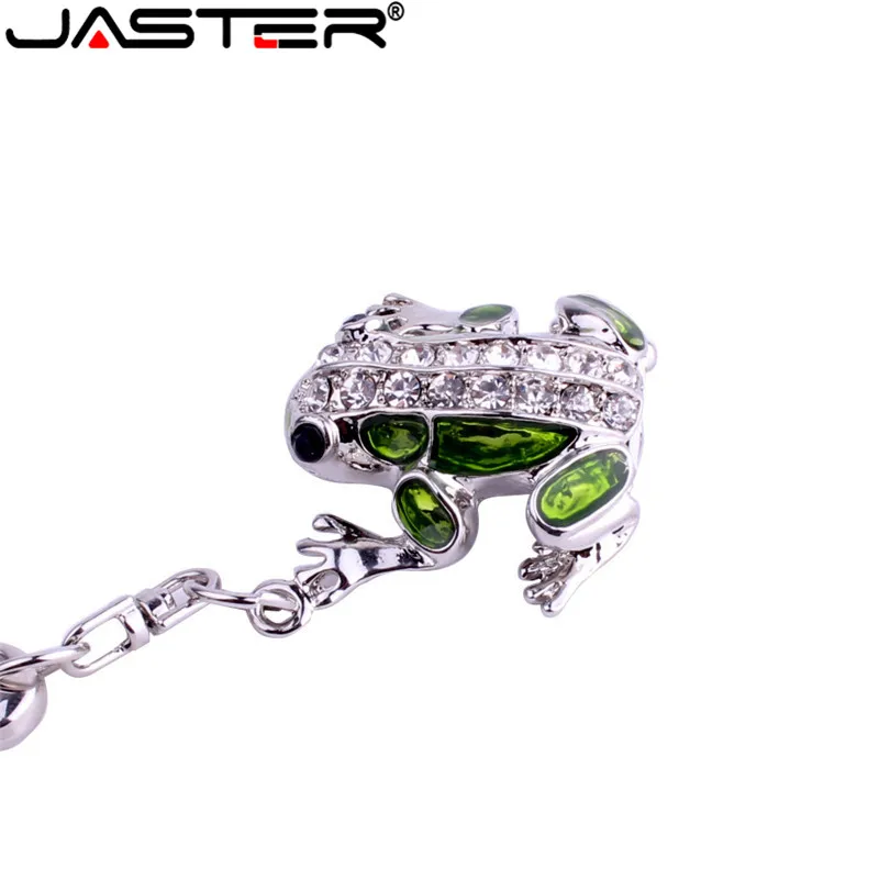 JASTER USB 2 0 хит продаж настоящая емкость кристальная лягушка флешка 4 ГБ 8 16 32 Внешняя