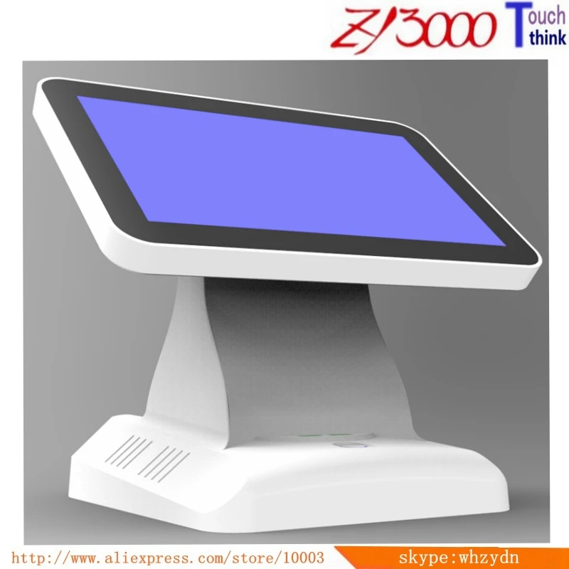 Новый 15 дюймов заводская цена 1037u 4G ram 64G SSD WIFI емкостный сенсорный экран POS система