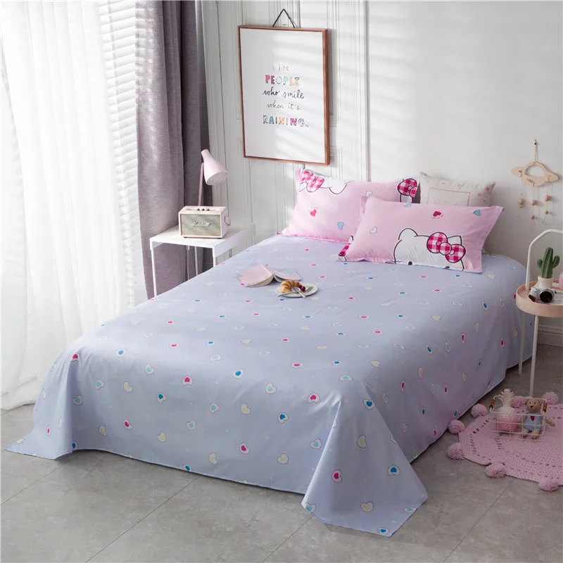Домашний текстиль комплект постельного белья с рисунком Hello Kitty детское
