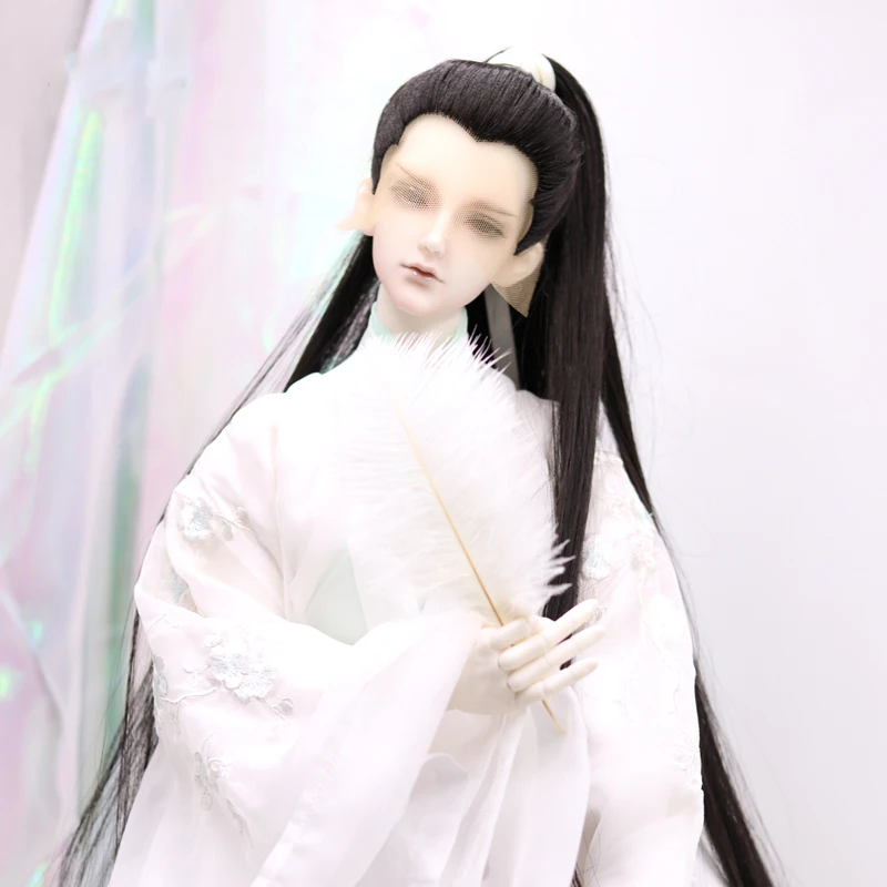 Bybrana 1 шт. 1/3 Bjd парик с конским хвостом для мальчиков длинный прямые кукольные