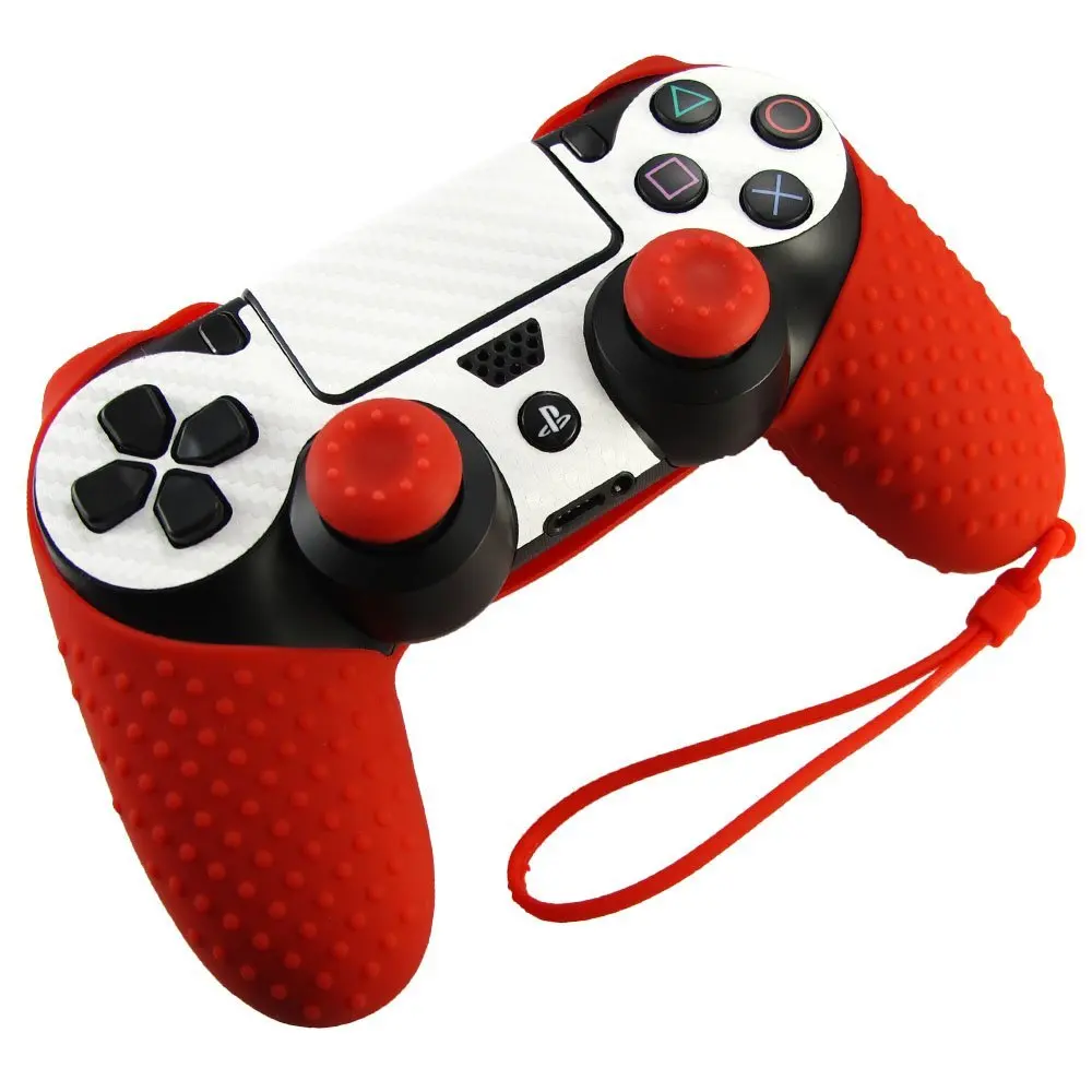 Силиконовый чехол для Playstation 4 ps4 контроллер Нескользящие Джойстик Крышки Dualshock