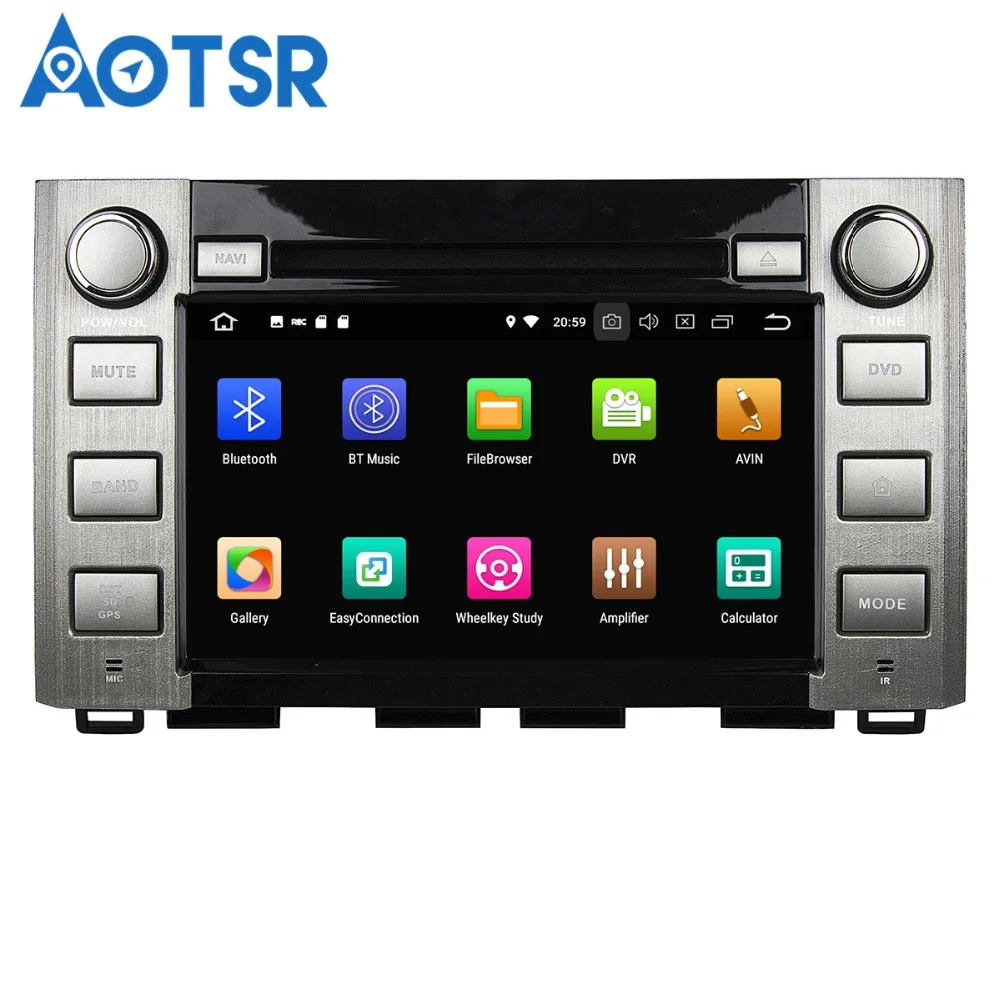 Автомобильный DVD плеер Aotsr Android 8 0/7 1 С GPS навигацией для Sequoia /Tundra 14 16 мультимедийный