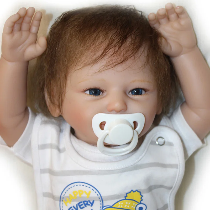 20 дюймов ручная работа реалистичные куклы для новорожденных мягкие виниловые