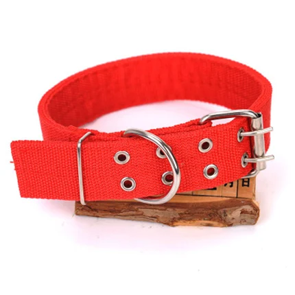 Red Collar Супер большие поводки для собак, восьмижильный плетеный канат, большая цепь для собак, золотой ретривер, самоед, хулиган, Ротвейлер, поводок, ошейник - Цвет: Red Collar